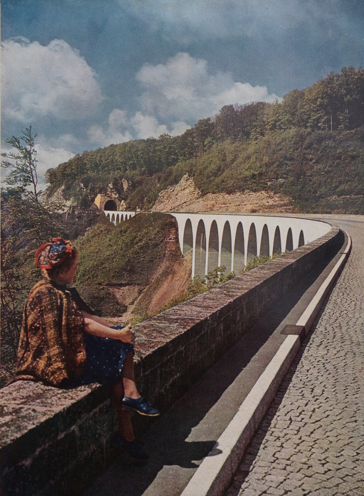 Drackensteiner Hang Bridges German Reichsautobahn Motorway (credit Hermann Harz, veröffentlicht durchs Reichsministerium Speer)
