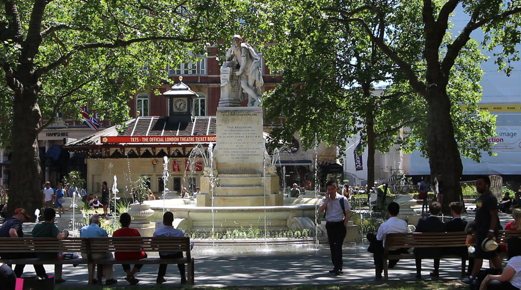 Burns + Nice were the landscape architects for Leicester Square
