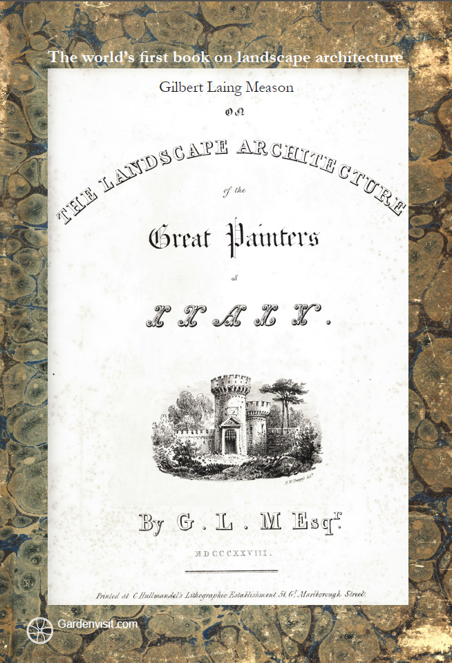 Gilbert Laing Meason's 1828 book is the origin of the term 'landscape architecture'