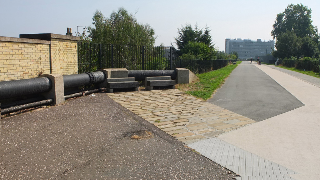 The west section of Newham's Greenway was upgraded by Adams & Sutherland for visitors to the 2012 Olympic Games