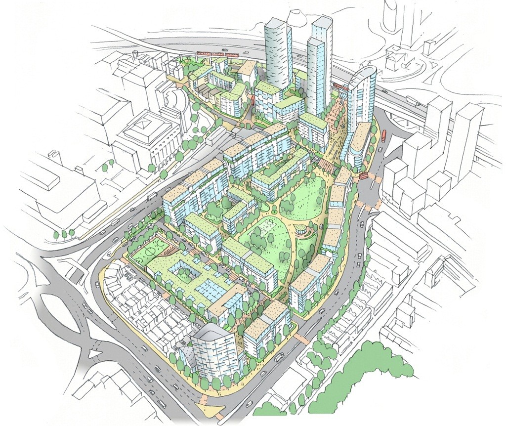 Aedas design for Robin Hood gardens