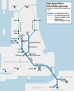 High Speed 2 and connections, (credit: By Cnbrb (Own work) [CC0], via Wikimedia Commons)