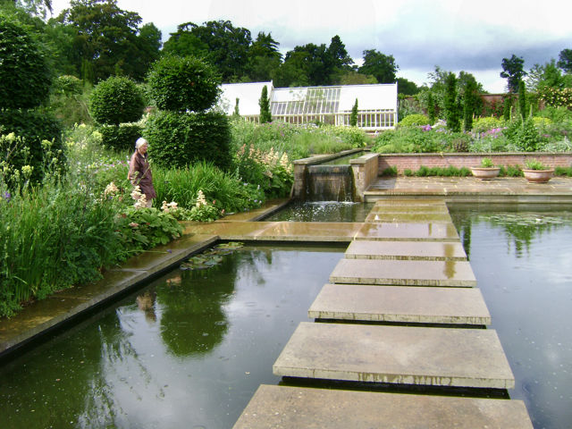 Broughton Grange. The garden was designed by Tom Stuart Smith. Like many famous garden designers, Tom was educated in landscape architecture.