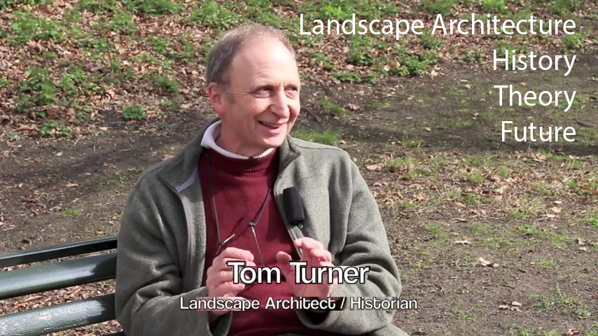 Tom Turner, interviewed about the history and theory of landscape architecture in Greenwich Park