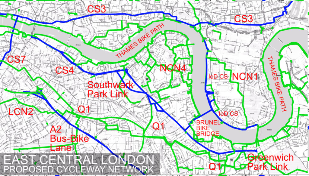 East Central London needs a cycle route network