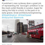 tweet_lewisham_cycling