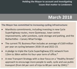  London cycling infrastructure 